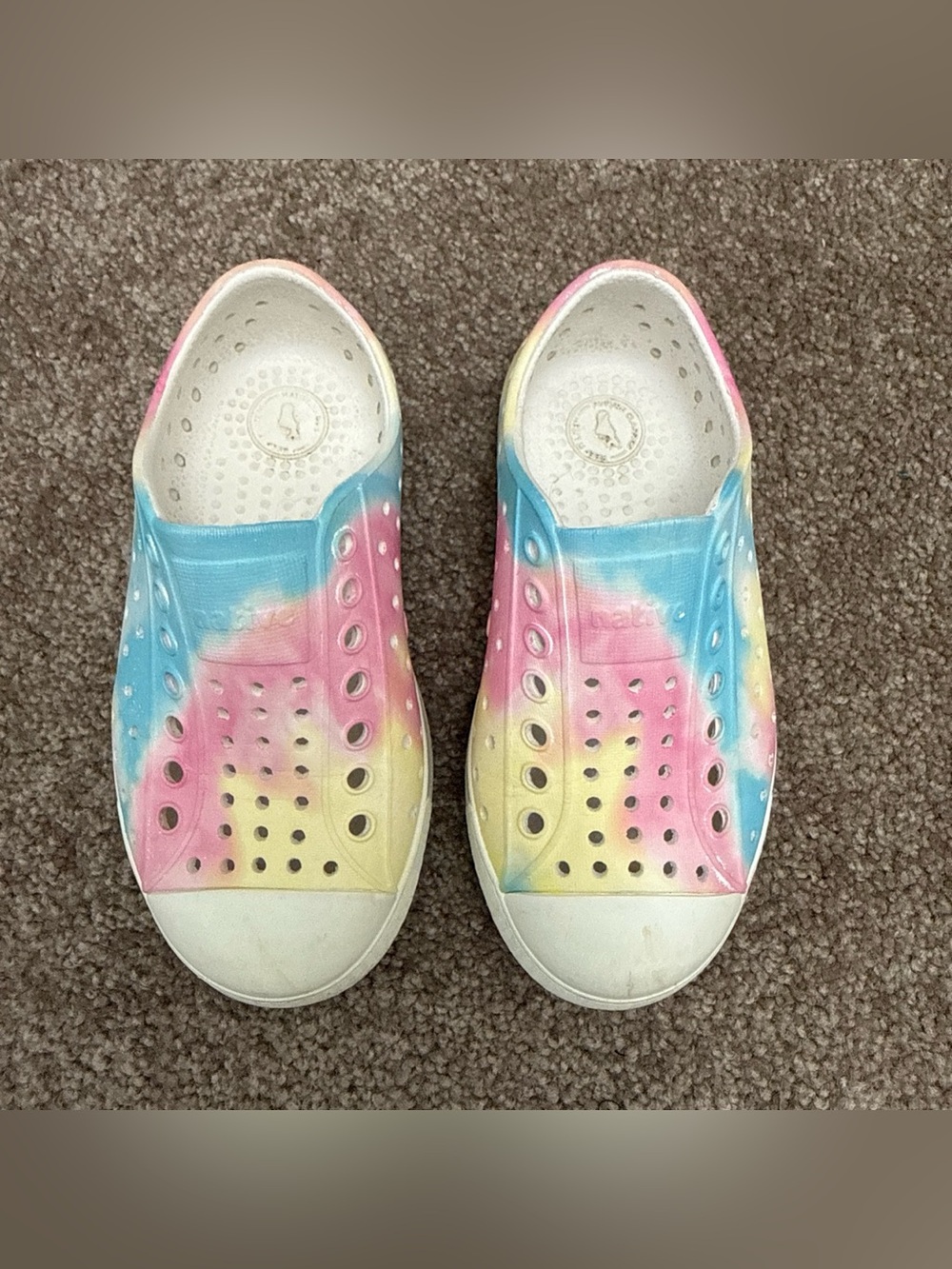Native sugarlite Multi-colored tie-dye sz C9 ✨